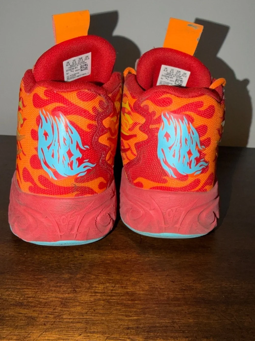 PUMA MB.04 “Phoenix” LaMelo Ball Basketball Shoes – Size 5.5 “Not From Here”